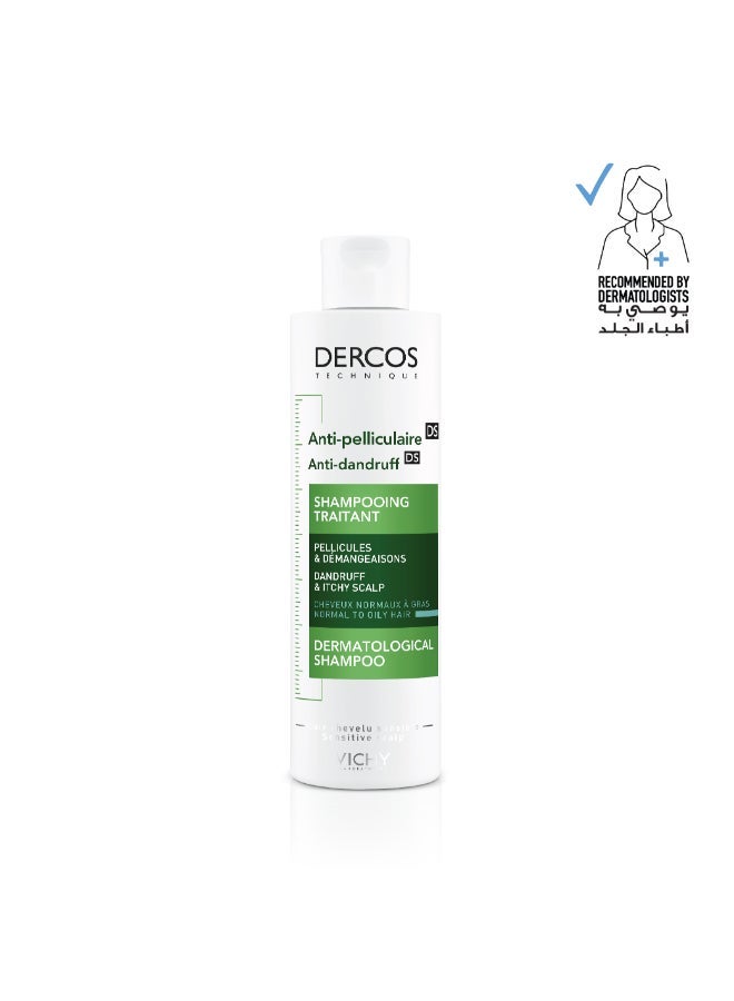 VICHY Dercos Anti Dandruff Shampoo Oily 200ml  + 50 Ml Travel Size - Image 2
